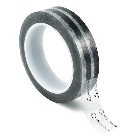 Bertech ESD Anti-Static Packaging Tape with ESD Symbol, 2 In. Wide x 36 Yards Long, Clear ESDCT3P-2